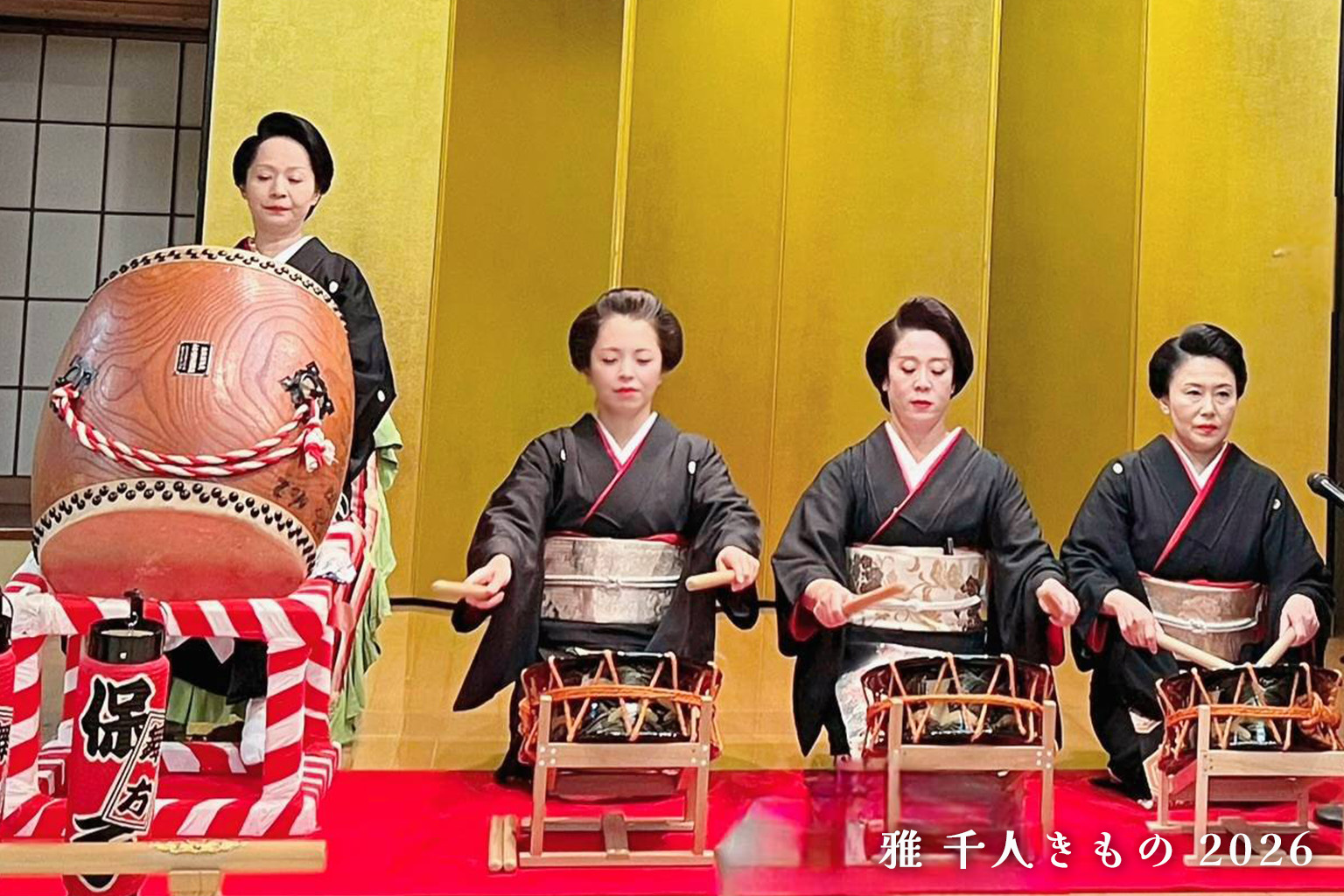 オープニングセレモニー (舞方のお囃子)