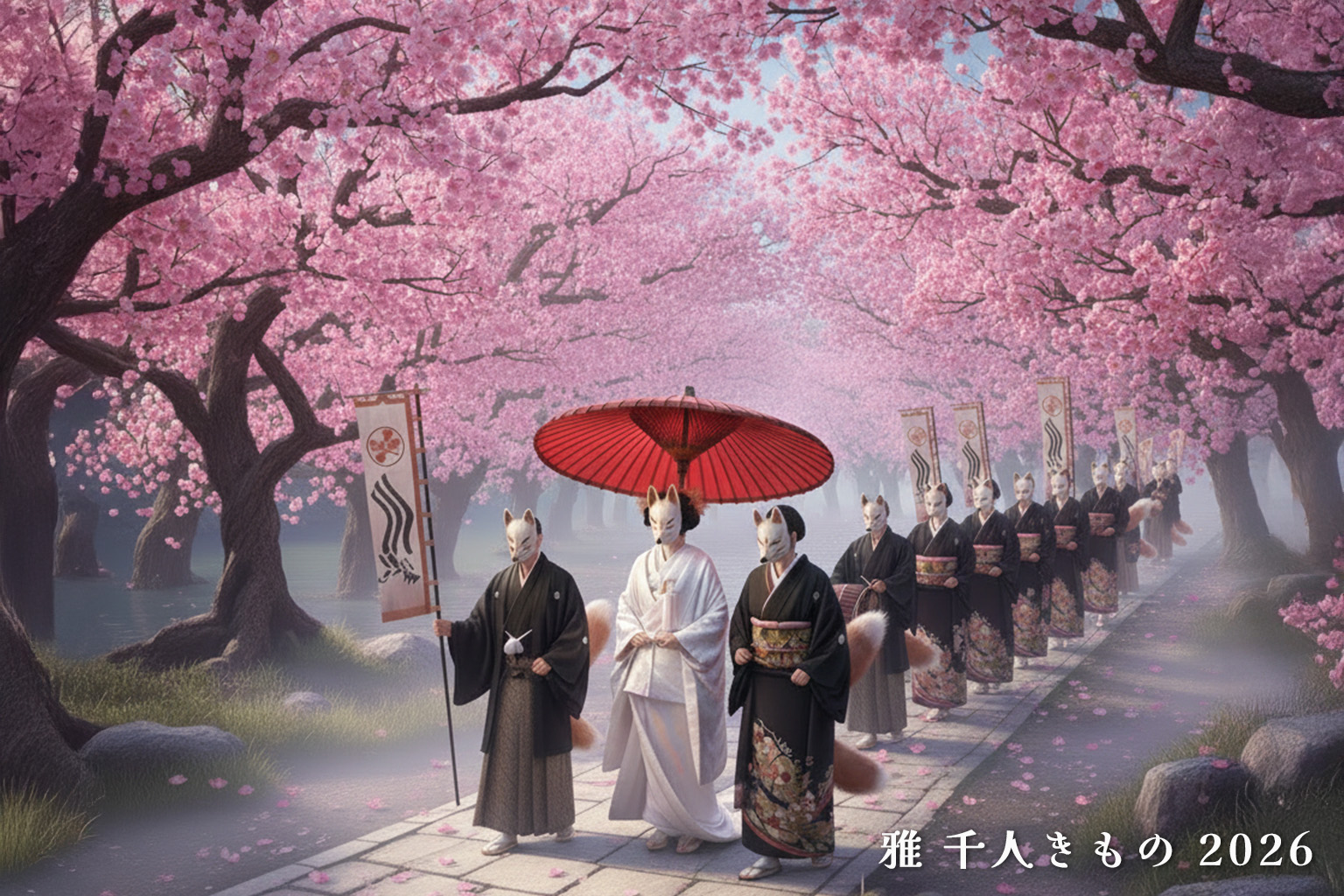 狐の嫁入り行列